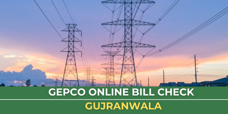 GEPCO Online Bill Check Gujranwala