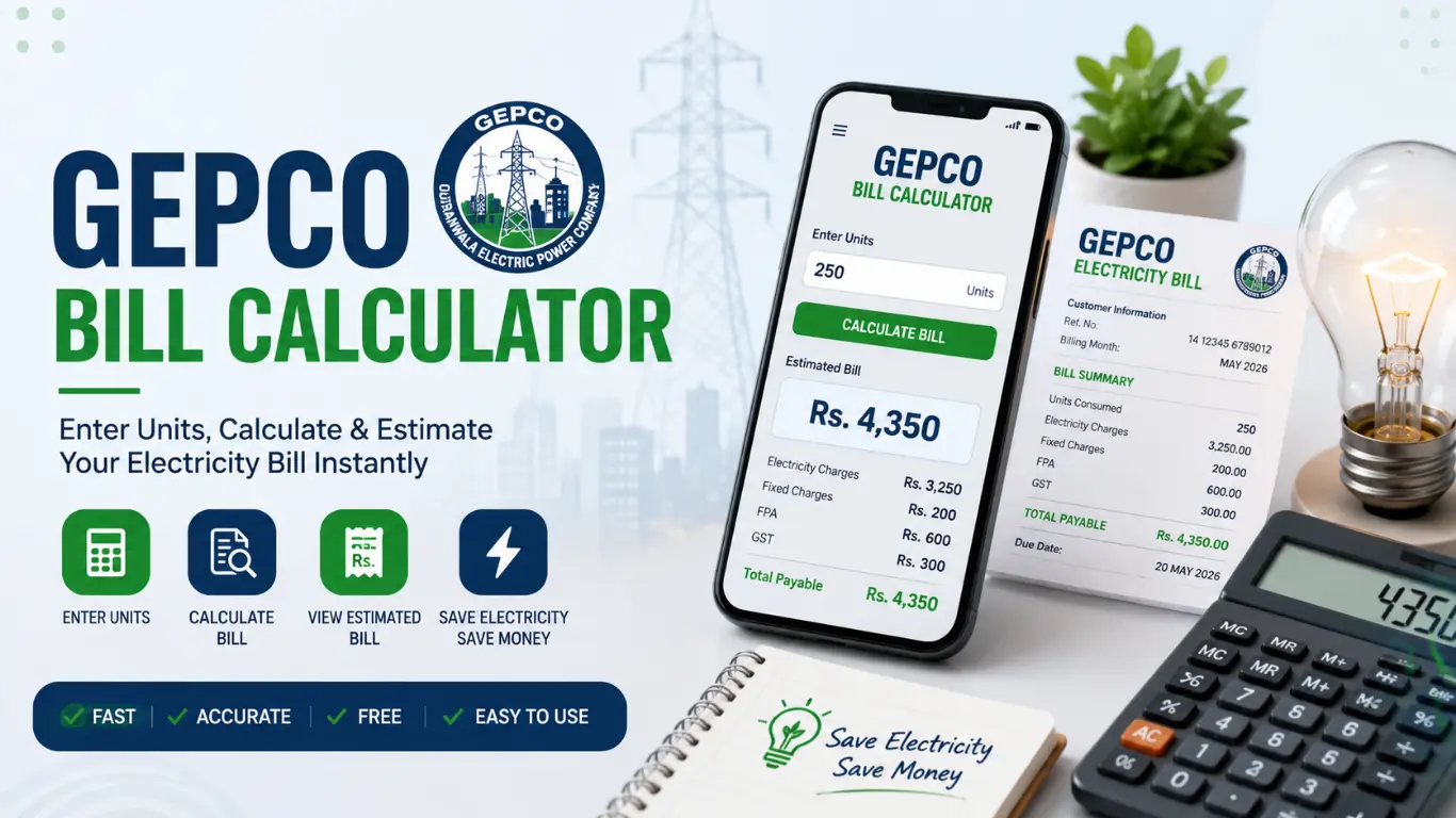 GEPCO Bill Calculator