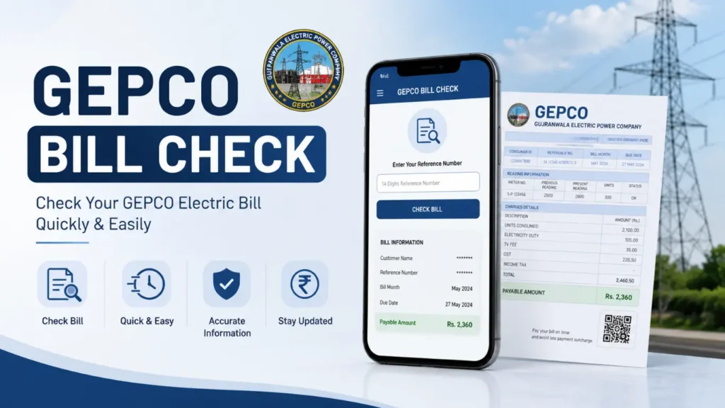 GEPCO Bill Check
